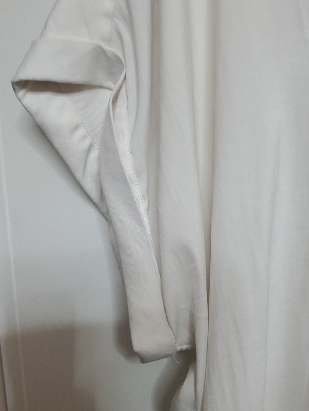 Banana Republic Off-White V-Neck Short Sleeve Tunic - Picture 5 of 9